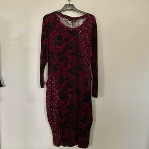 Liv by Habitat Clothes Large Plumb Long Sleeved  Dress